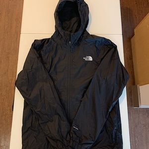 The North Face Mens Hooded Rain Coat Black